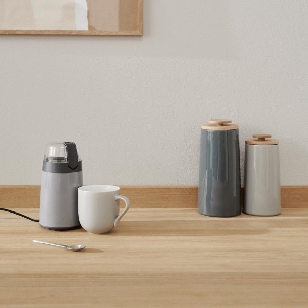 Stelton EMMA Elektryczny Młynek do Kawy - Szary