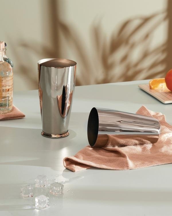 Alessi MIXOLOGY Zestaw Barmański Lunar Eclipse - Shaker + Akcesoria 5 El.