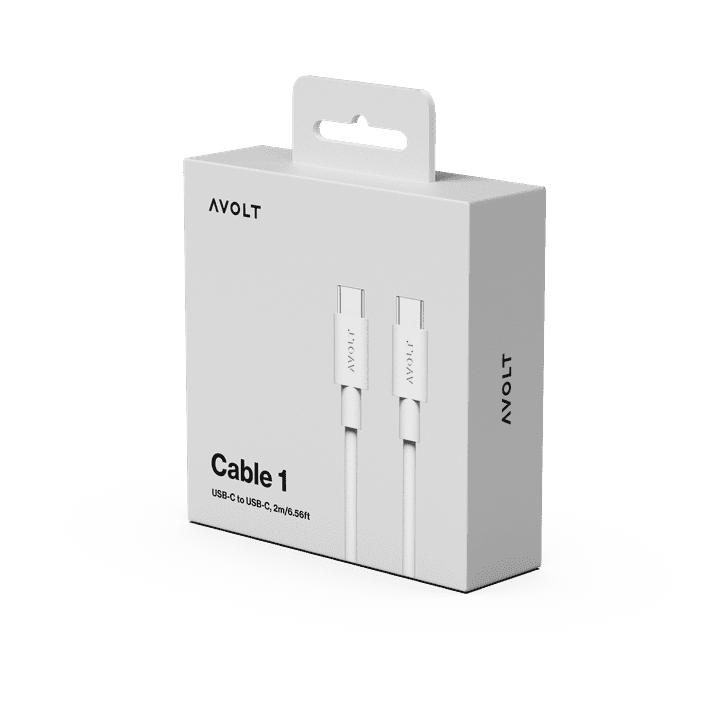 Avolt CABLE 1 Kabel do Ładowania USB-C 2 m / Szary