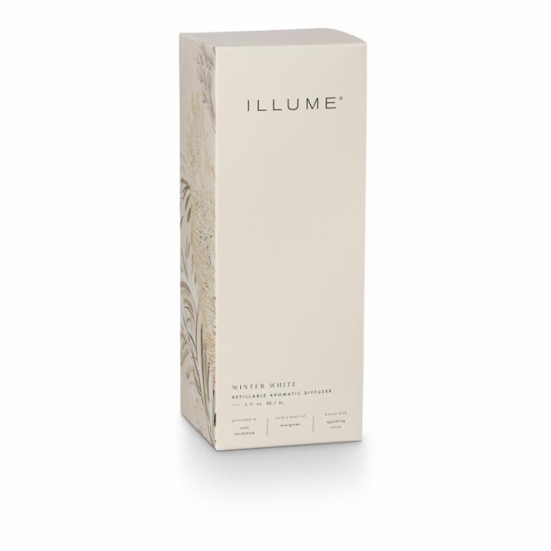 Bloomingville ILLUME Dyfuzor Zapachowy z Patyczkami 88,7 ml / Winter White