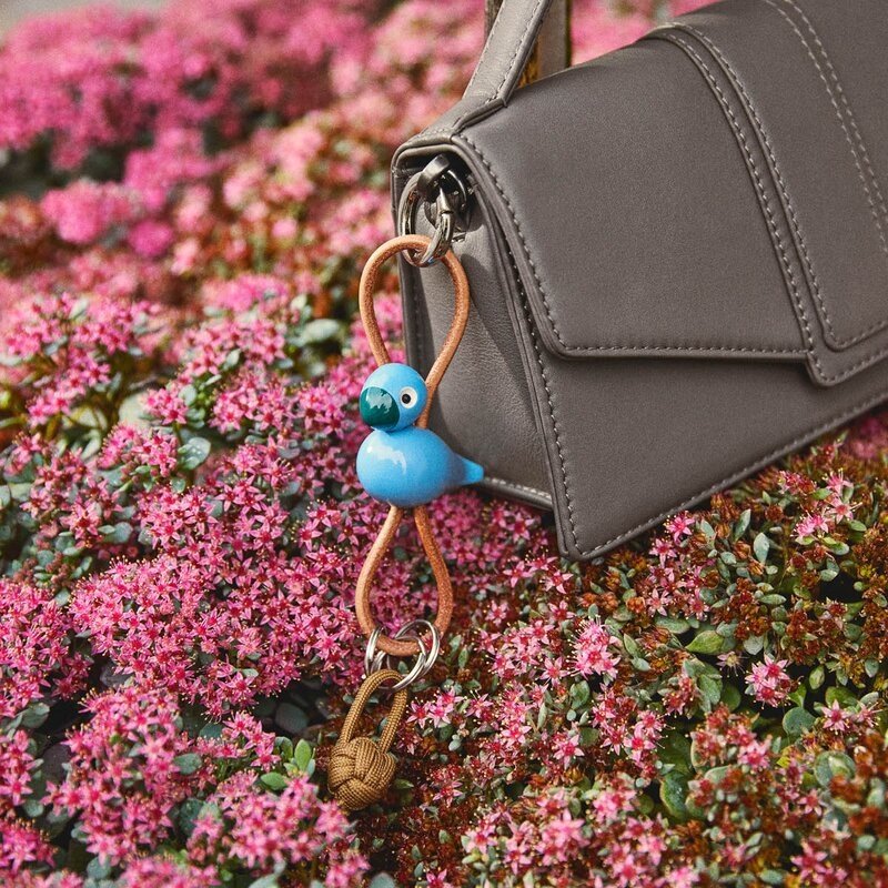Kay Bojesen SONGBIRD Brelok do Kluczy - Przywieszka do Torebki - Ptaszek / Niebieski