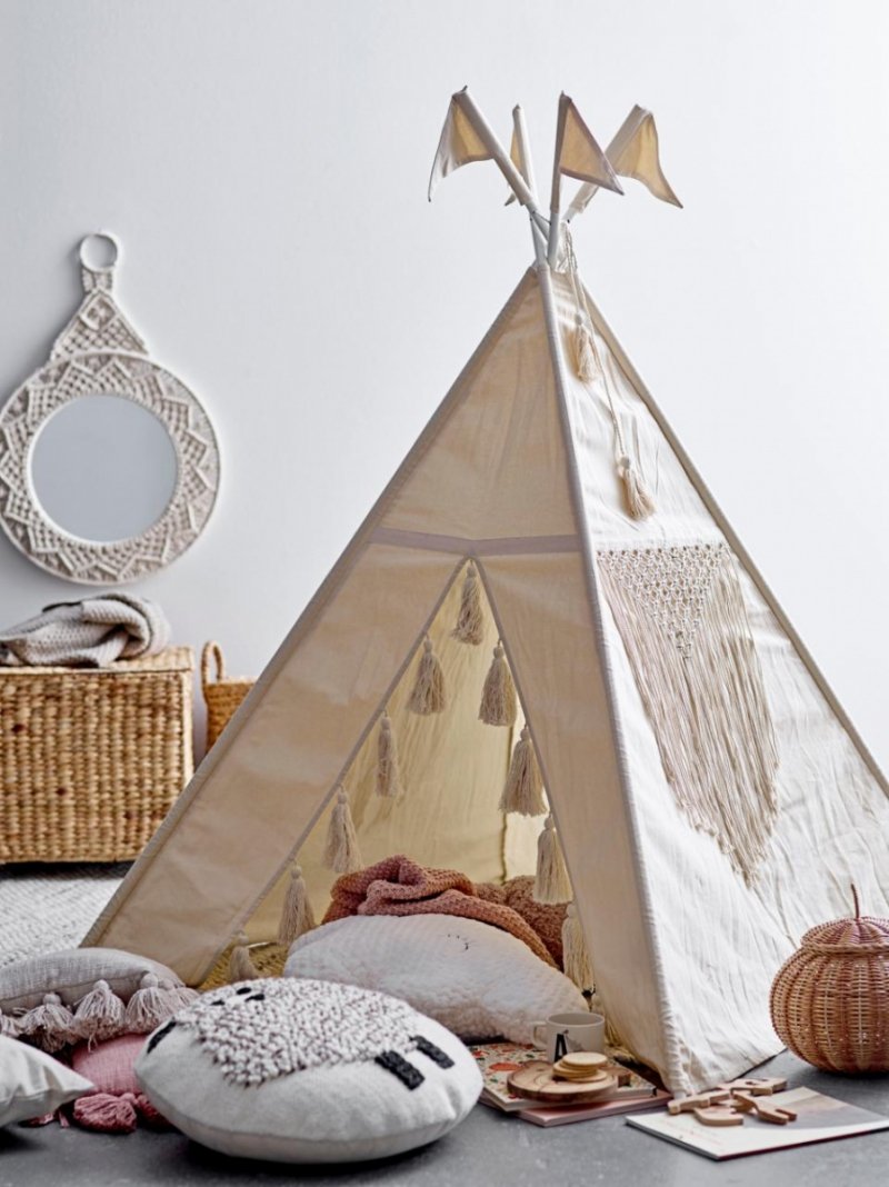 Bloomingville FARDIN Namiot Tipi dla Dzieci / Bawełniany