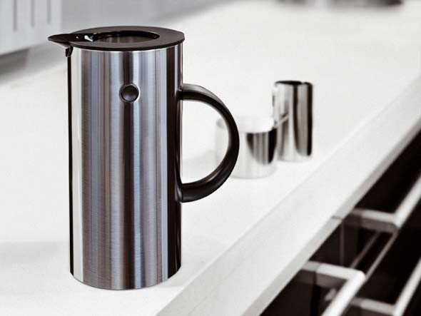 Stelton EM77 Termos Stołowy - Dzbanek Termiczny 0,5 l Srebrny Stalowy