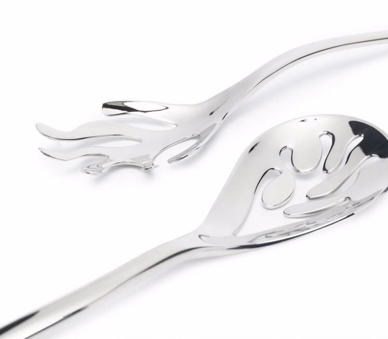 Alessi MEDITERRANEO Łyżki / Sztućce do Sałaty 2 El.