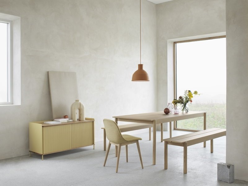 Muuto LINEAR Biurko / Stół Drewniany 140x85 cm Dębowy