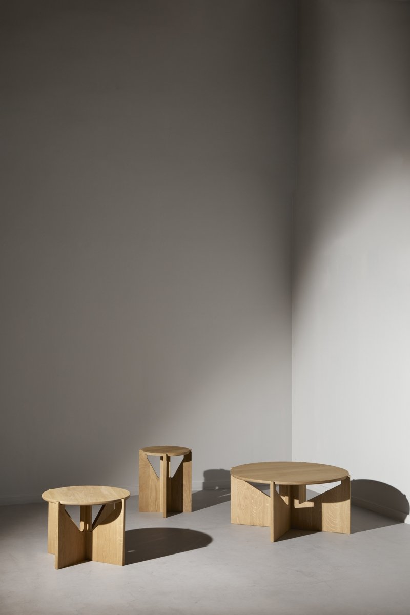 Kristina dam studio SIMPLE Stolik Kawowy 78 cm / Jasny Dąb
