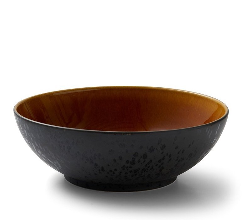 Bitz BLACK Salaterka - Miska 30 cm Czarna - Środek Amber