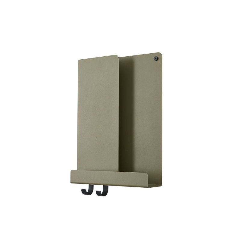 Muuto FOLDED Organizer - Półka Ścienna 29 cm Oliwkowa