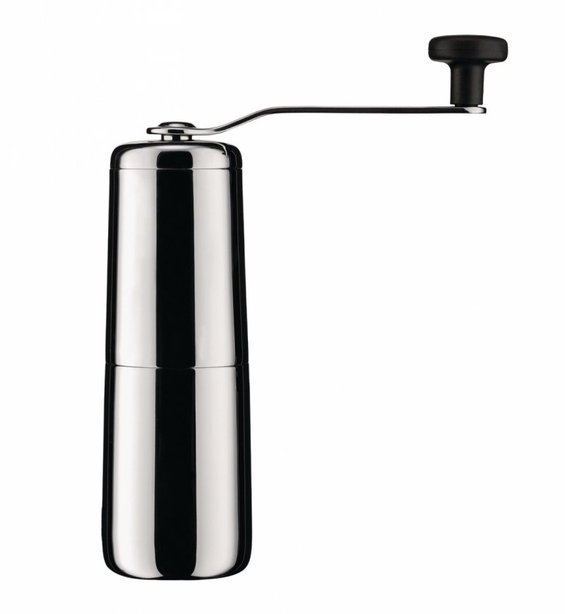 Alessi COFFEE Stalowy Ręczny Młynek do Mielenia Kawy / Srebrny