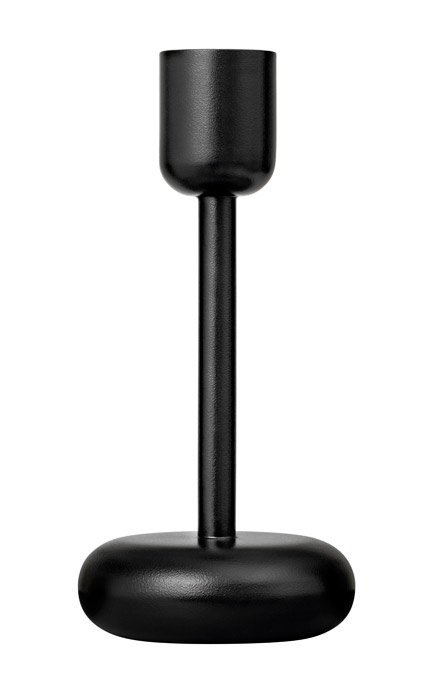 Iittala NAPPULA Świecznik Wysoki / Czarny