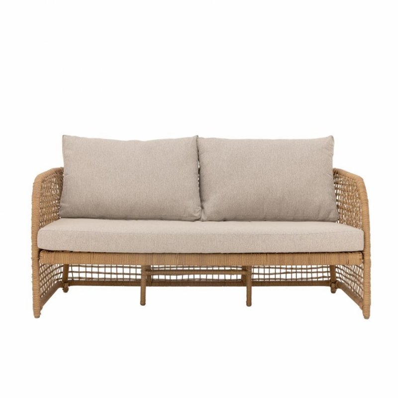 Bloomingville PENZANO Sofa Ogrodowa z Polirattanu / Naturalna