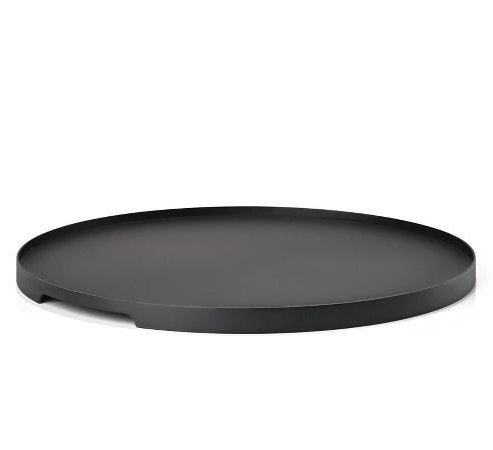 ZONE Denmark SINGLES Metalowa Podstawka - Taca Okrągła 35 cm Czarna