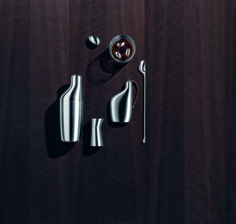 Georg Jensen SKY Piersiówka Stalowa 150 ml Polerowana