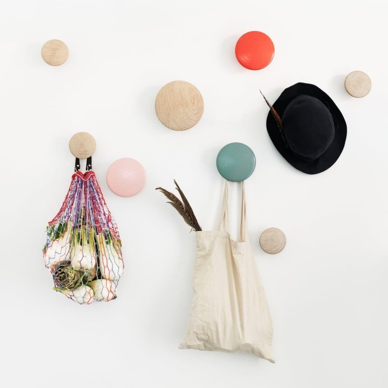 Muuto DOTS Wieszak Drewniany L 17 cm Jesion