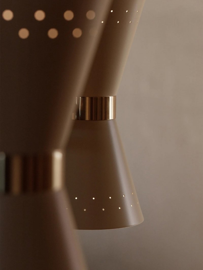 Audo COLLECTOR Żyrandol - 3 Lampy / Kremowy - Złoty