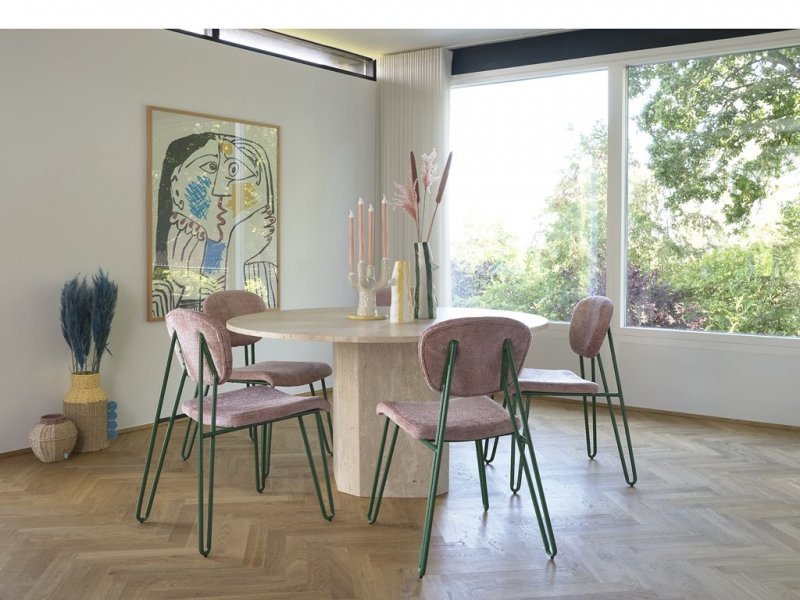 Villa Denmark STYLES Kolorowy Wazon - Koszyk Dekoracyjny 38 cm / Żółty