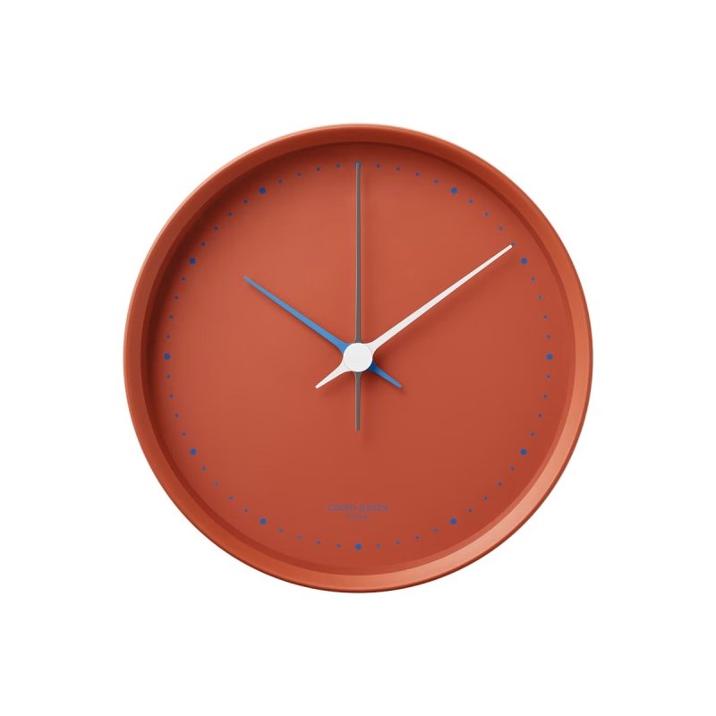 Georg Jensen KOPPEL Zegar Ścienny 22 cm / Czerwony