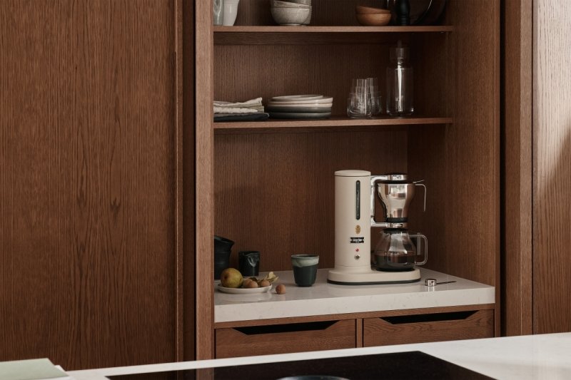 aarke Stalowy Przelewowy Ekspres do Kawy / Piaskowy