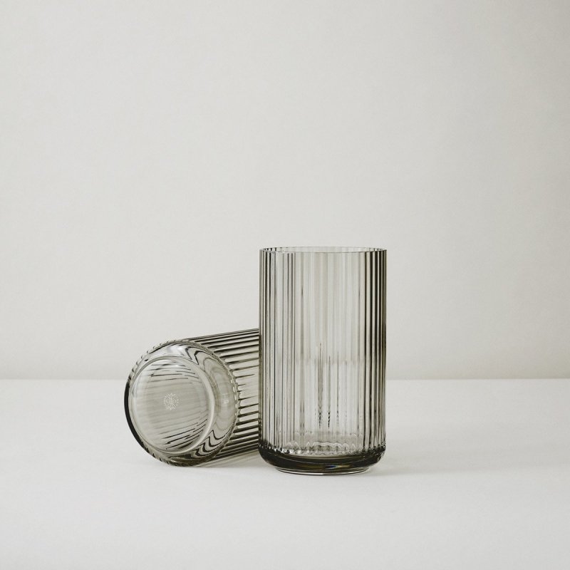 Lyngby Porcelain LYNGBY Wazon Szklany 20 cm Transparentny