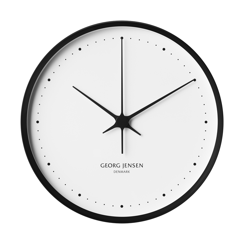 Georg Jensen KOPPEL Zegar Ścienny 30 cm Czarny
