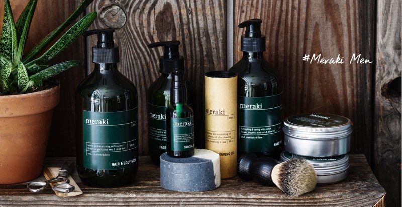 Meraki MEN Mydło w Kostce do Mycia Ciała / Golenia dla Mężczyzn