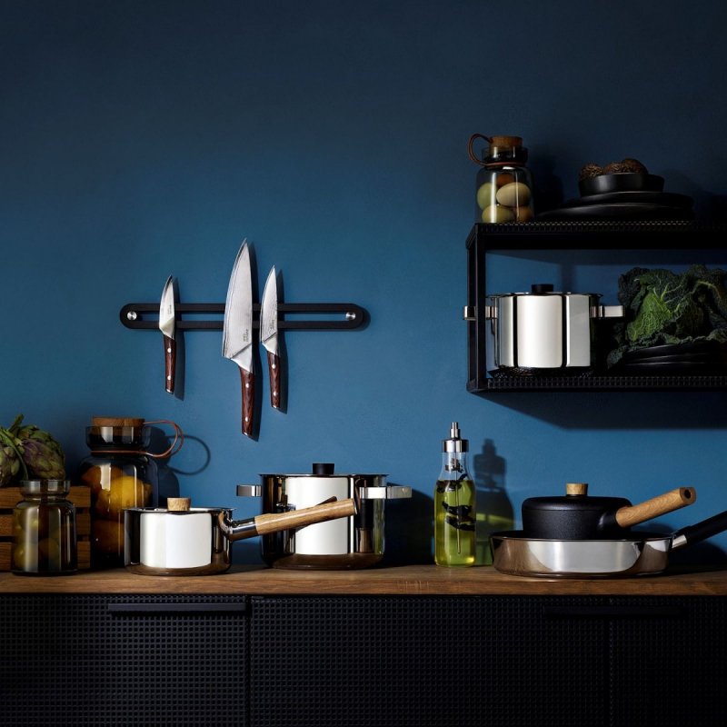 Eva Solo NORDIC KITCHEN Patelnia z Pokrywką 24 cm Uchwyt Drewniany