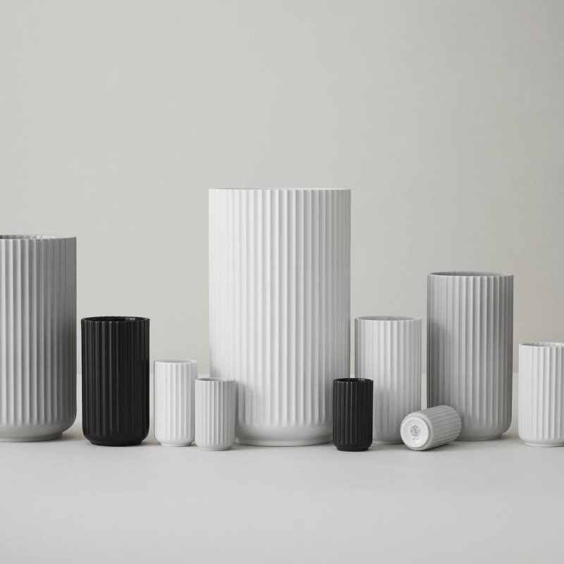 Lyngby Porcelain LYNGBY Wazon do Kwiatów 38 cm Czarny
