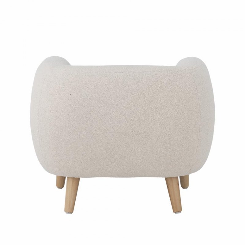 Przytulny fotel dziecięcy Bloomingville MINI w skandynawskim stylu