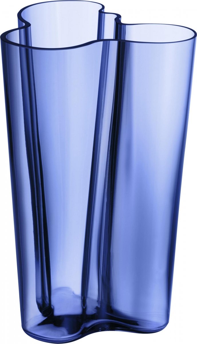 Iittala AALVAR AALTO Wazon do Kwiatów 25 cm / Niebieski Ultramaryna