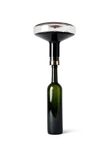 Audo DELUXE Karafka Napowietrzająca - Dekanter do Wina 1,4 l - Złota
