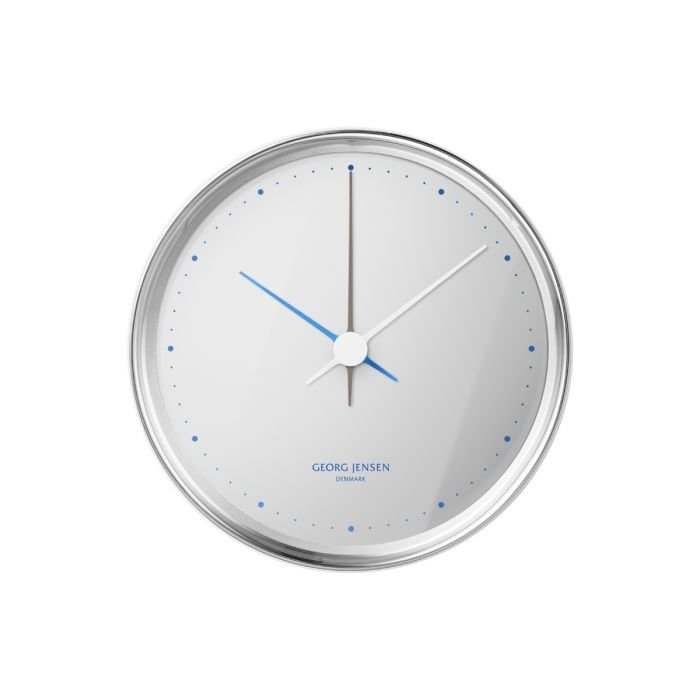 Georg Jensen KOPPEL Zegar Ścienny 10 cm / Srebrny
