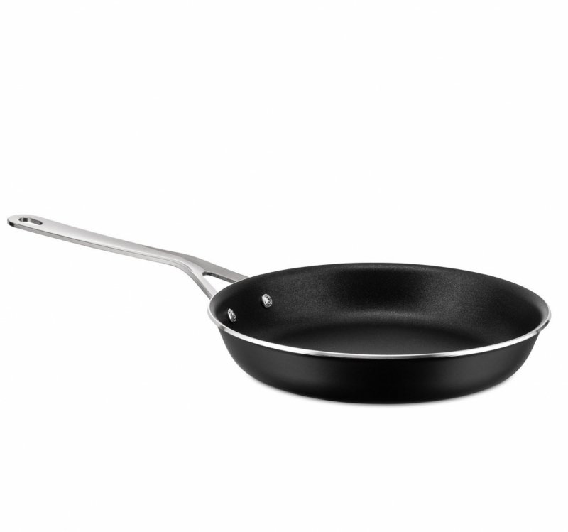 Alessi POTS &amp; PANS Patelnia 32 cm z Powłoką Nieprzywierającą / Czarna