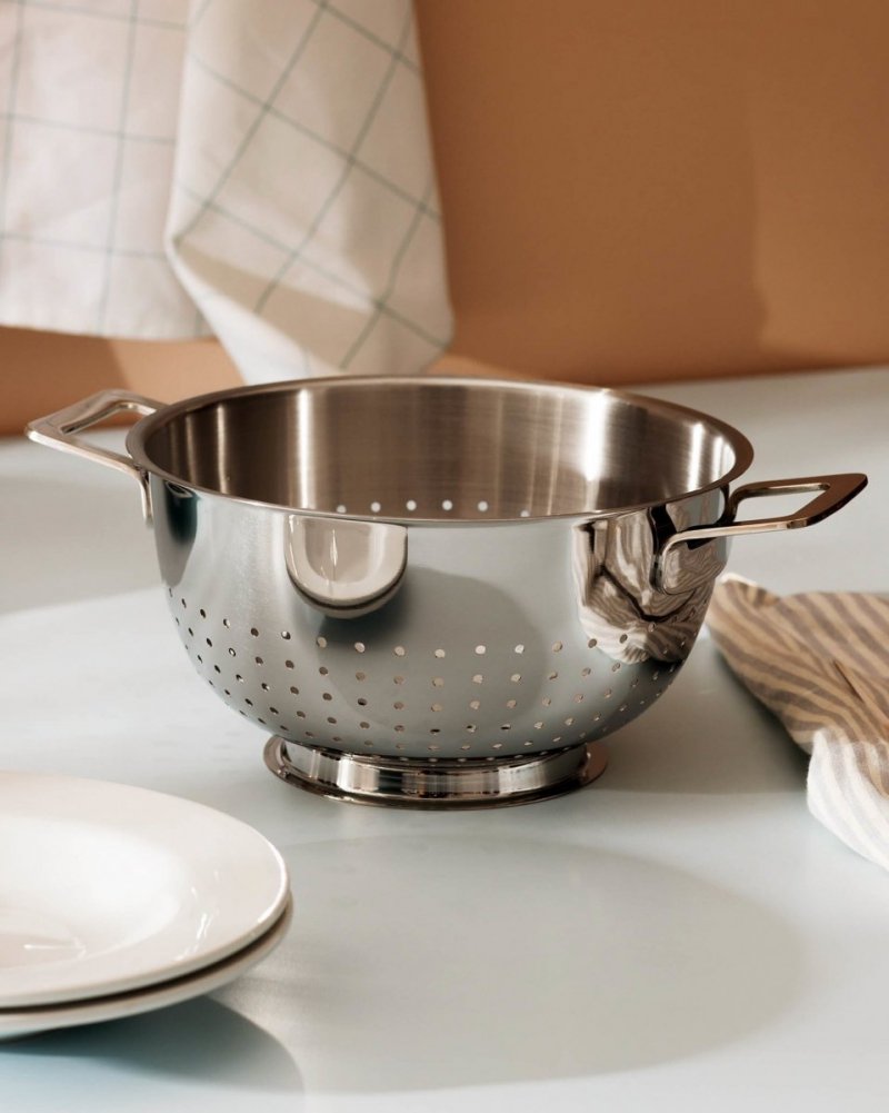 A di Alessi POTS &amp; PANS Durszlak Stalowy 22 cm