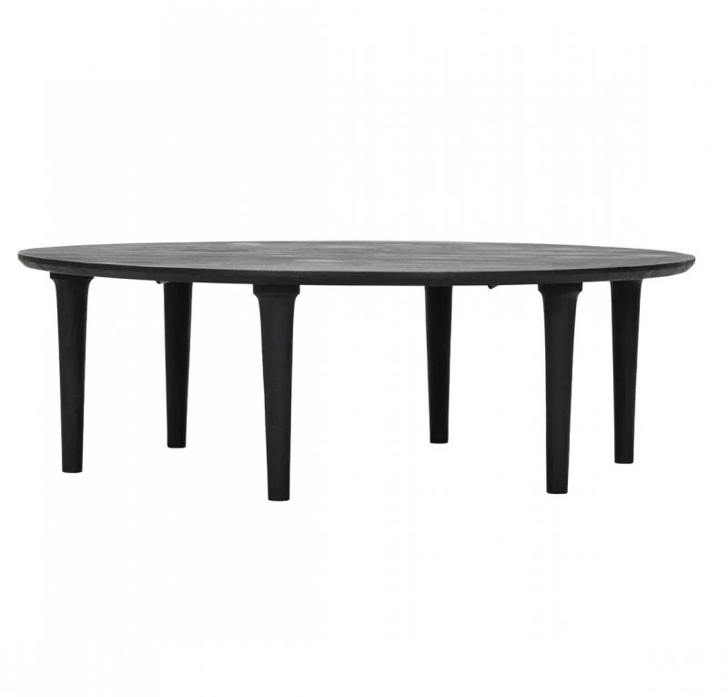 House Doctor ZANZI Stolik Kawowy z Drewna Mango 127 cm / Czarny