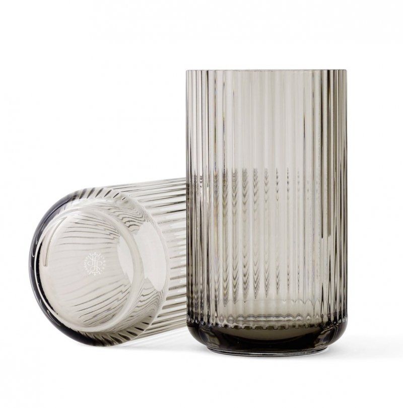 Lyngby Porcelain LYNGBY Wazon Szklany 31 cm Smoke