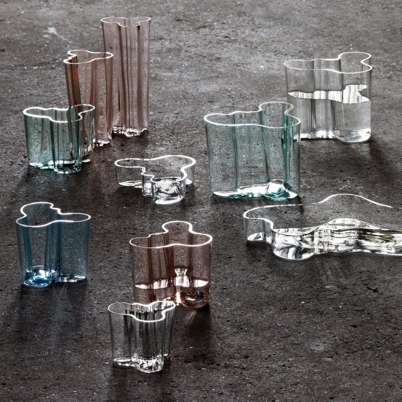 Iittala AALVAR AALTO Wazon do Kwiatów 10 cm Przezroczysty