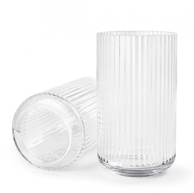 Lyngby Porcelain LYNGBY Wazon Szklany 31 cm Transparentny