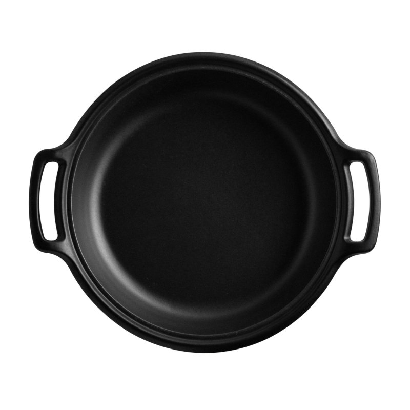 Emile Henry SUBLIME+ Niski Garnek Ceramiczny 4 l / Czarny