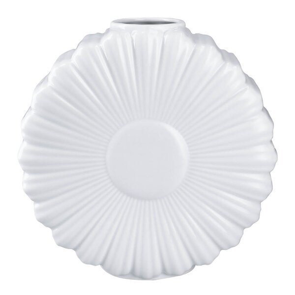 Lyngby DAISY Porcelanowy Wazon do Kwiatów 21 cm / Biały