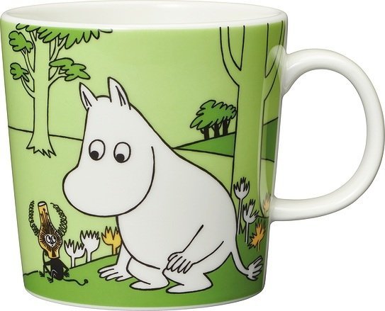 Arabia Finland MOOMIN Kubek Muminki - Muminek Zielony