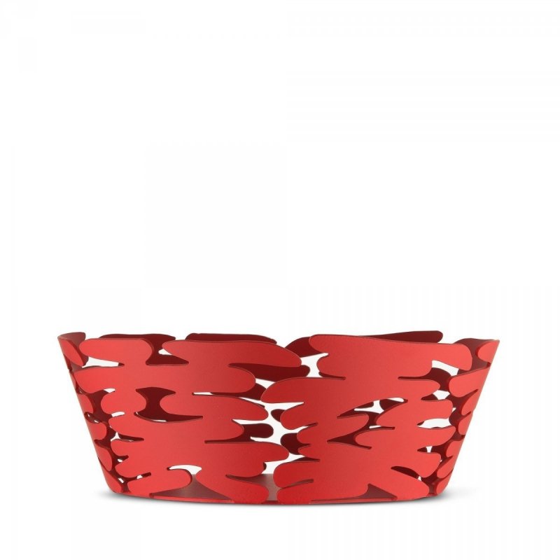 Alessi BARKET Misa - Kosz na Owoce 18 cm Czerwony