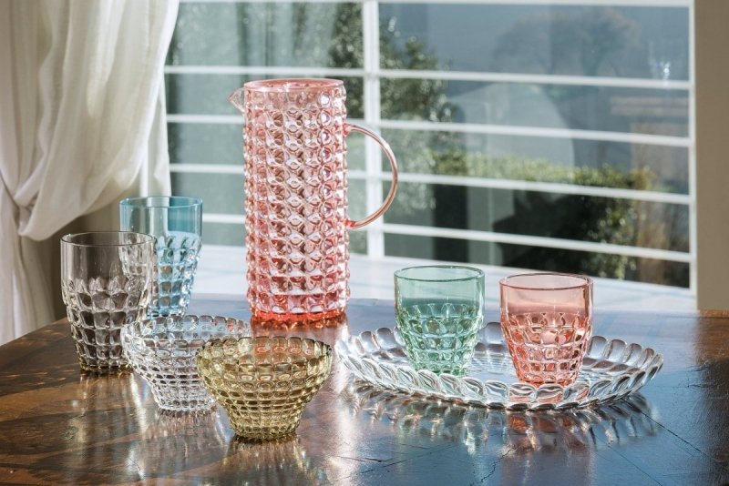 Guzzini TIFFANY Szklanka z Tworzywa 510 ml / Mlecznobiała
