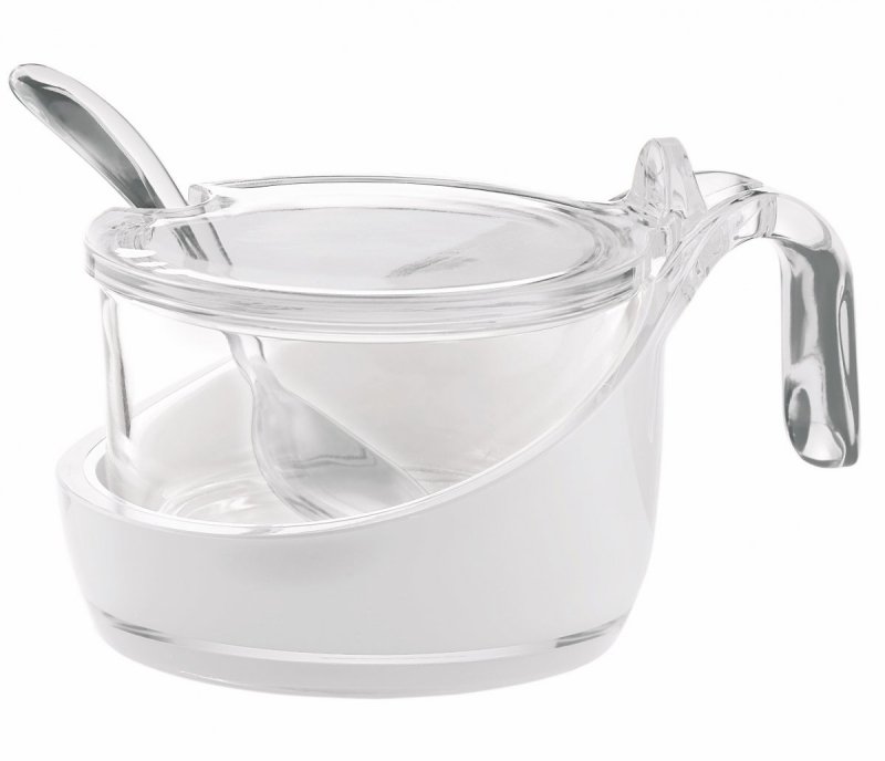 Guzzini TWO TONE Cukiernica z Łyżeczką / Transparentna