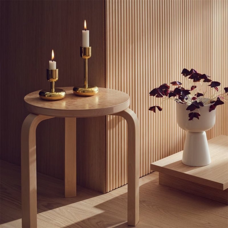 Iittala NAPPULA Świecznik 2 Szt. / Polerowany Mosiądz