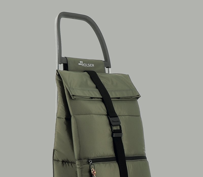 Rolser BIG POLAR 4 Wózek na Kółkach - Torba na Zakupy / Czarna