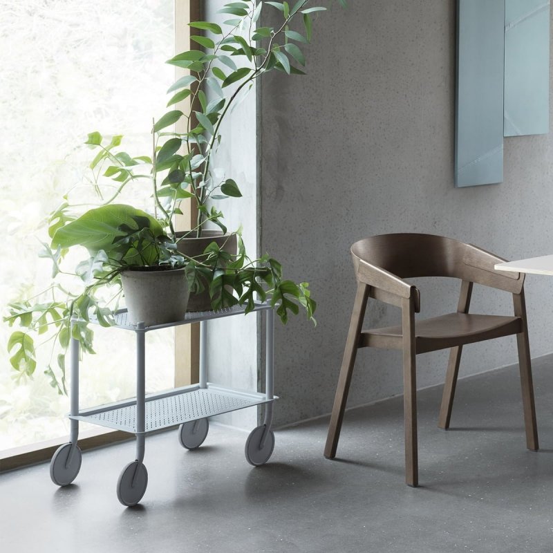 Muuto COVER Krzesło Drewniane - Ciemnobrązowe