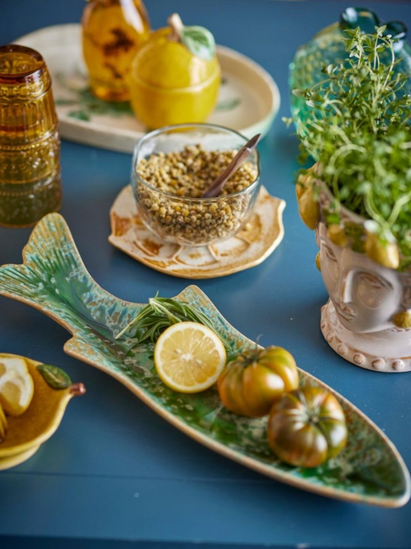 Ceramiczny półmisek z unikalnym wykończeniem reactive glaze