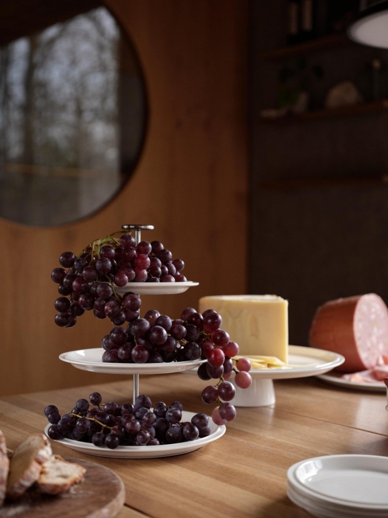 patera piętrowa porcelanowa biała Zone Denmark