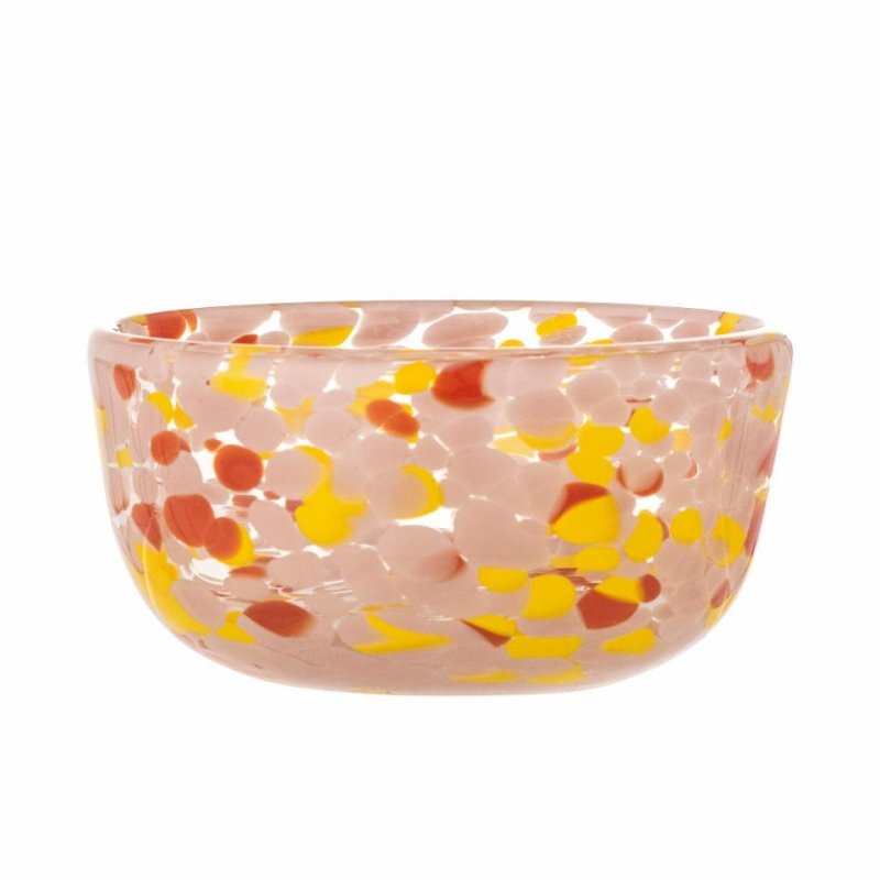 Bloomingville LILYA Miseczka Szklana 275 ml 6 Szt. / Różowa