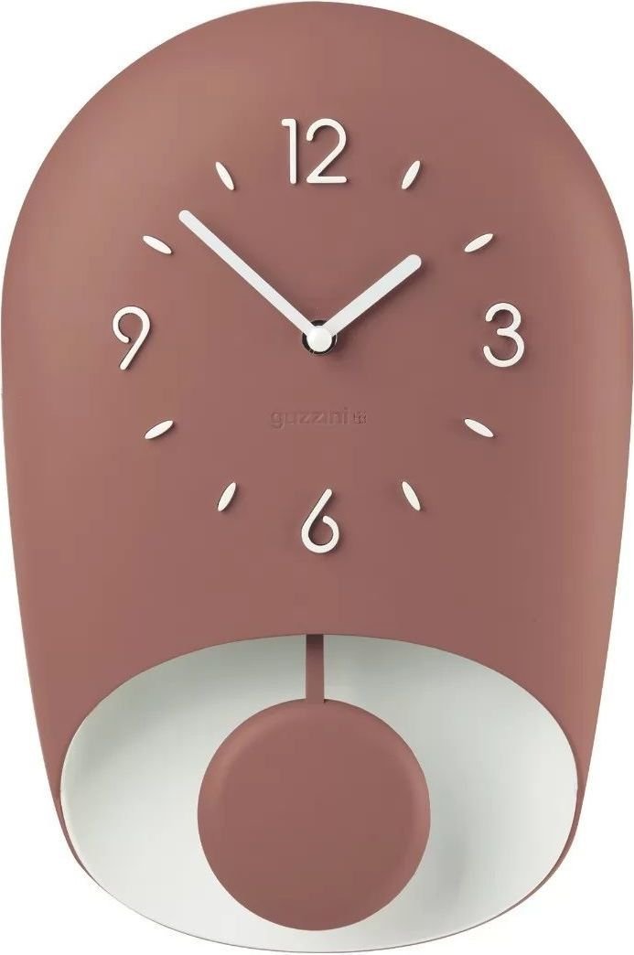 Guzzini HOME BELL Zegar Ścienny z Wahadłem / Ceglasty